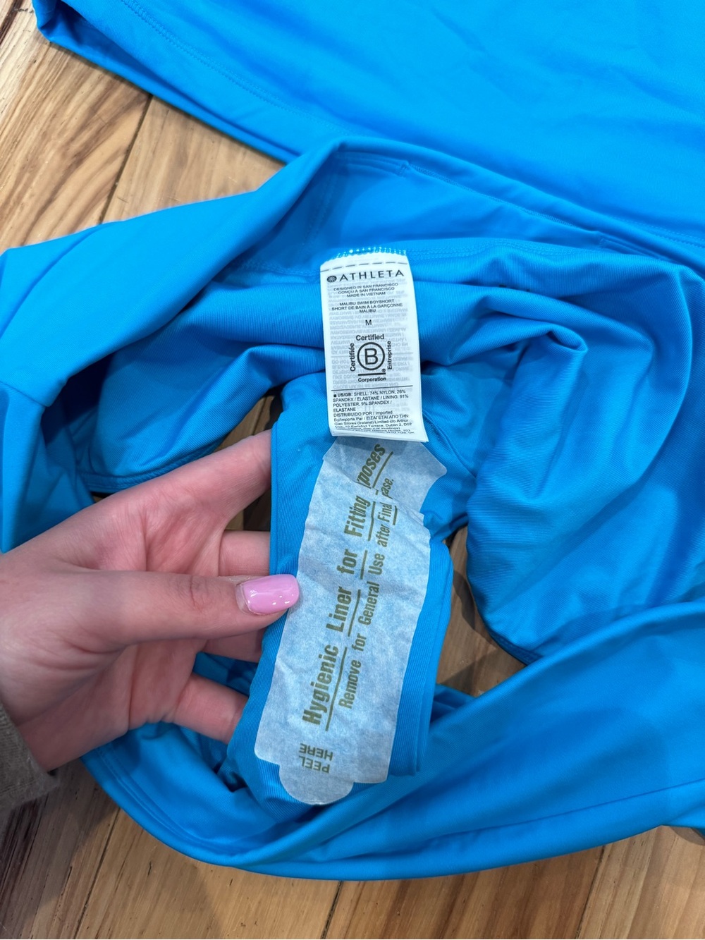 NWOT- Altheta Maldives Electric Blue High Neck Swim Tank and Bottom Size M - Picture 5 of 10